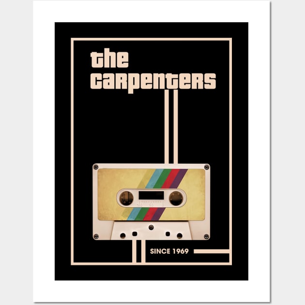 The Carpenters Music Retro Cassette Tape Wall Art by Computer Science